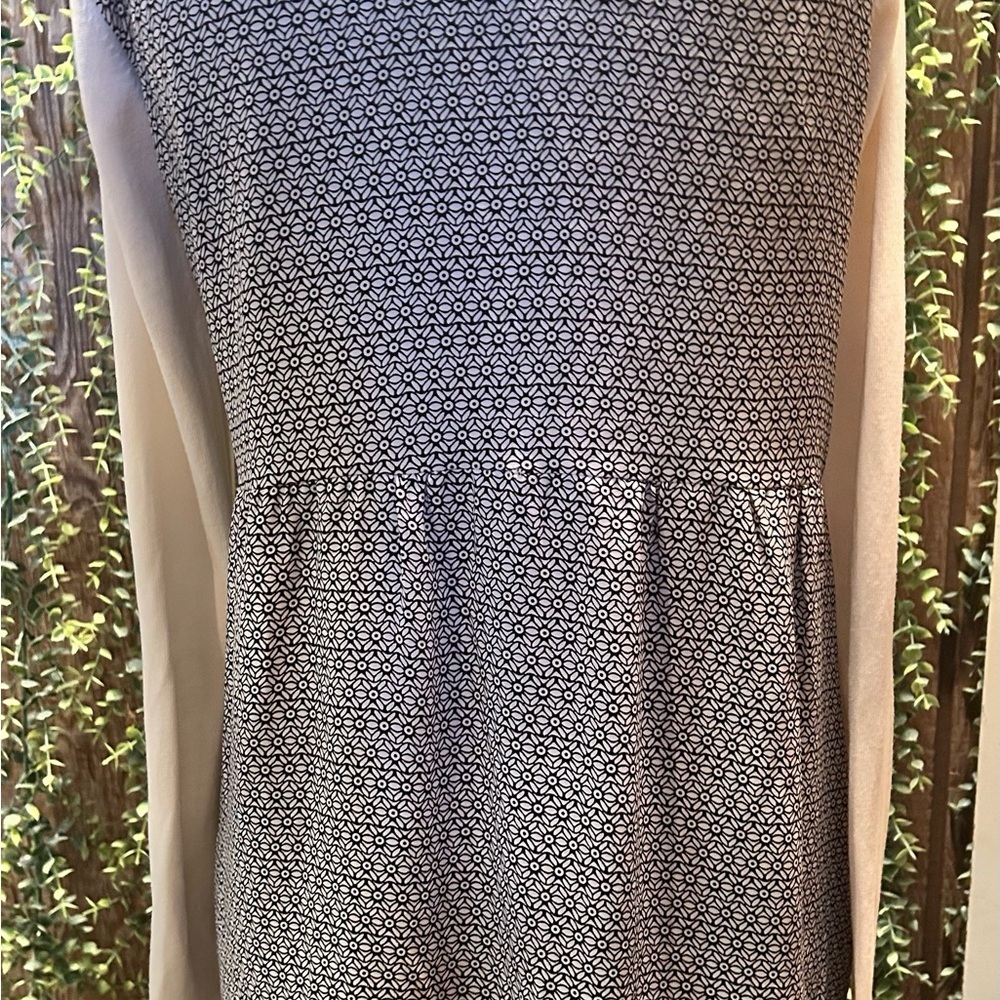 LOFT Cream & Black Long Sleeve Women's Top - Picture 3 of 3